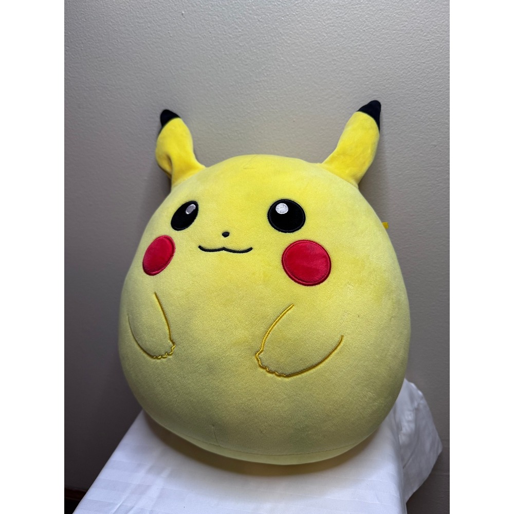 Pikachu Squishmallows Plush Pokemon Stuffed Animal 14in